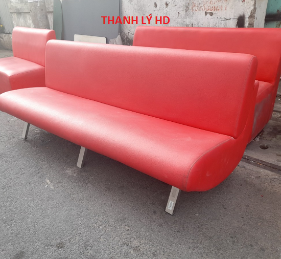 DAADASDSADA Băng ghế nệm bọc simili cũ đỏ đẹp như hàng mới – FC35  