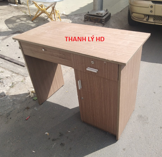 Thanh lý hàng tồn - bàn làm việc cũ 1m tủ có khoá - BLVC328   DASASASASDADADS Thanh lý hàng tồn - bàn làm việc cũ 1m tủ có khoá - BLVC328