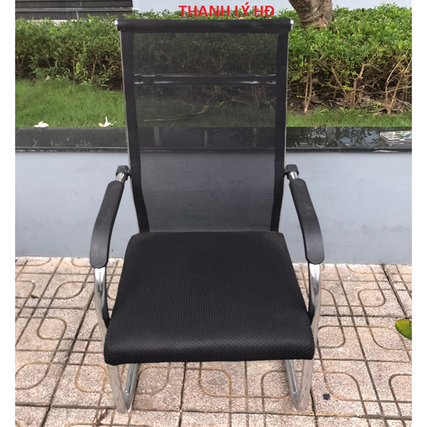 Ghế văn phòng cũ chân quỳ inox - GVPC297 GHE-VAN-PHONG-CU-GIA-RE-1 Ghế văn phòng cũ chân quỳ inox - GVPC297