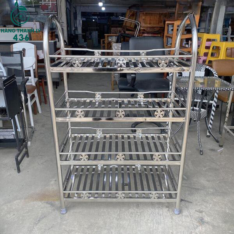 Thanh lý tủ chén đĩa nhôm kính cũ giá rẻ - TCC01   ke-chen-inox-cu-3 Thanh lý tủ chén đĩa nhôm kính cũ giá rẻ - TCC01
