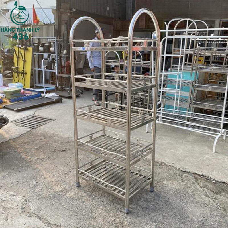 Thanh lý tủ chén đĩa nhôm kính cũ giá rẻ - TCC01   ke-chen-inox-cu-4 Thanh lý tủ chén đĩa nhôm kính cũ giá rẻ - TCC01