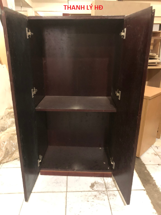 Thanh lý tủ hồ sơ 2 cánh cũ màu nâu đỏ   0202021 Thanh lý tủ hồ sơ 2 cánh cũ màu nâu đỏ