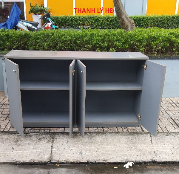Tủ hồ sơ 4 cánh cũ giá rẻ - THSC169   TU-HO-SO-CU-1 Tủ hồ sơ 4 cánh cũ giá rẻ - THSC169
