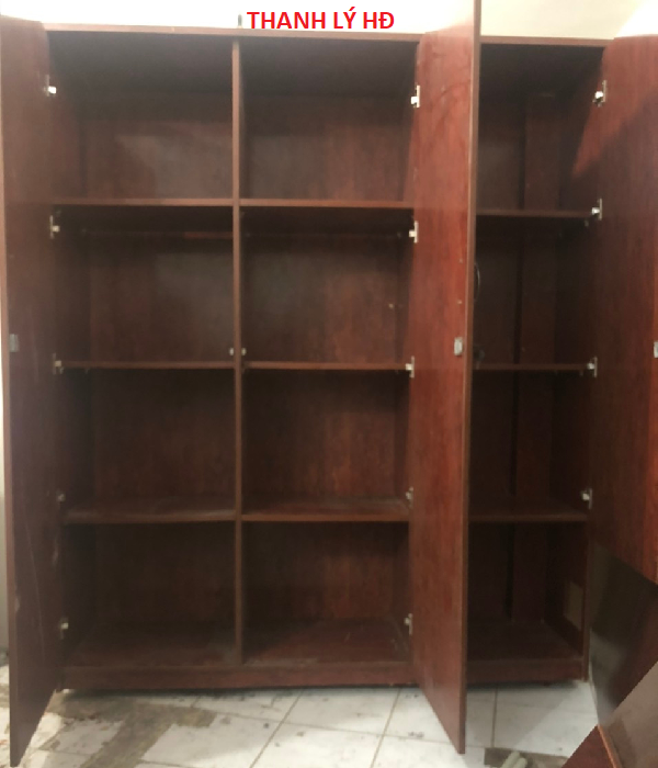 KE-TIVI-CU-1 Thanh lý tủ quần áo nhiều ngăn cũ giá rẻ  