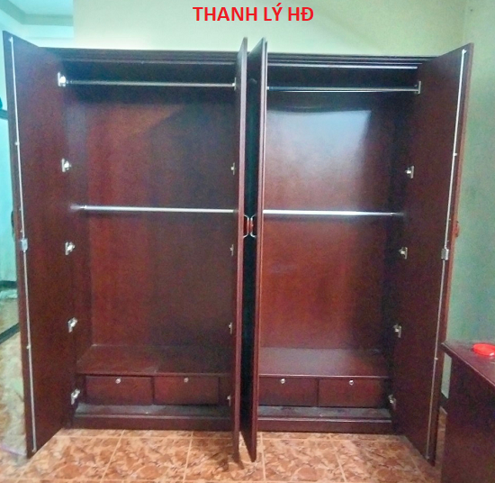 tu-quan-ao-2-1 Tủ Quần Áo 2 Buồng Có Gương Soi Cũ Giá Rẻ  