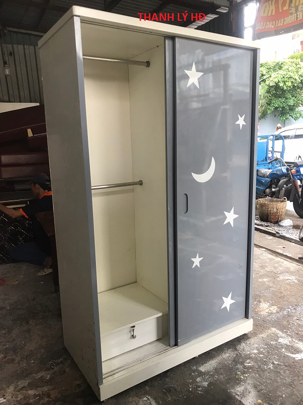 tu-quan-ao-cua-lua-cu Thanh lý tủ áo cửa lùa cũ giá rẻ - TQAC154  