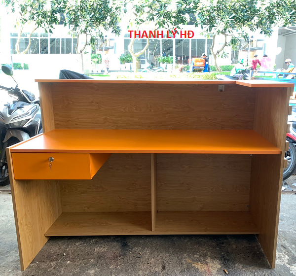 Thanh Lý Quầy 1m5x60 Cũ Giá Rẻ - QC20   QUAY-GO-CU-GIA-RE-2 Thanh Lý Quầy 1m5x60 Cũ Giá Rẻ - QC20