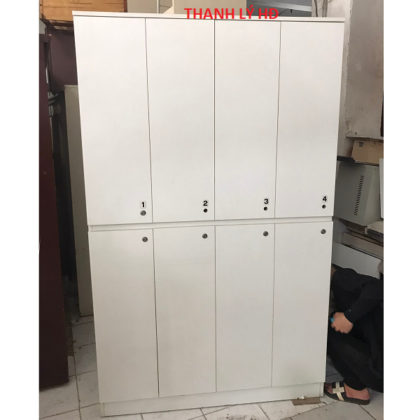 Tu-locker-cu-gia-re Thanh lý tủ locker cũ 8 ngăn - TLKC13  