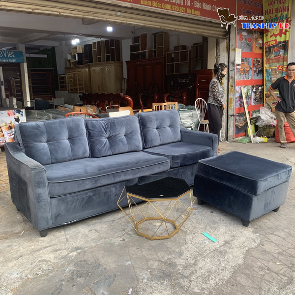 Sofa Cũ Bọc Vải Màu Xanh Đậm Giá Rẻ sofa-goc-L-mau-xanh-dam-cu Sofa Cũ Bọc Vải Màu Xanh Đậm Giá Rẻ