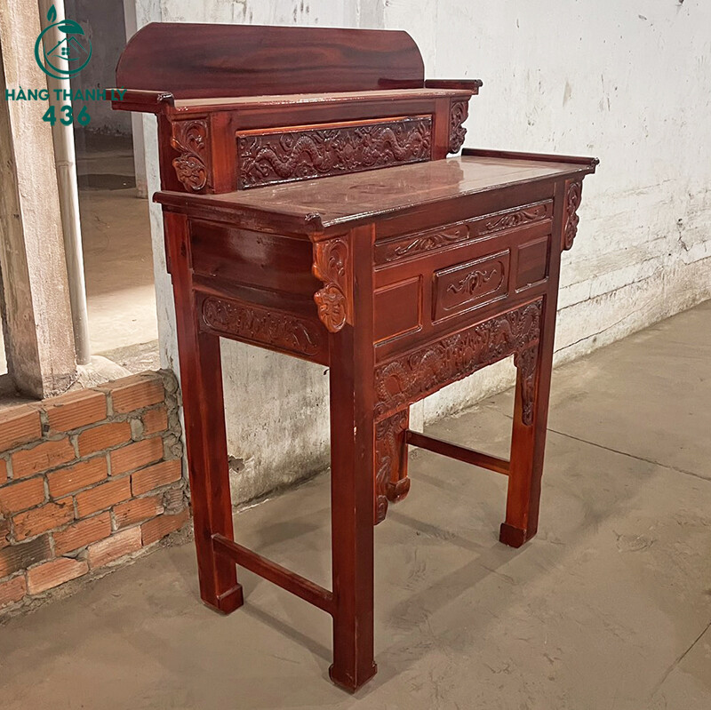 thanh-ly-ke-tho-go-10-1 Thanh Lý Bàn Thờ Gỗ Chạm Rồng Cổ Điển Mới 99% (Nhiều Màu)  