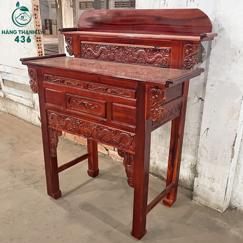 thanh-ly-ke-tho-go-11-1 Thanh Lý Bàn Thờ Gỗ Chạm Rồng Cổ Điển Mới 99% (Nhiều Màu)  