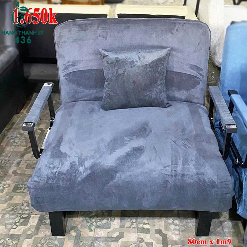 thanh-ly-ghe-sofa-1 Sofa Bed Kéo Thành Giường Hiện Đại Mới 99% (Nhiều Màu)  
