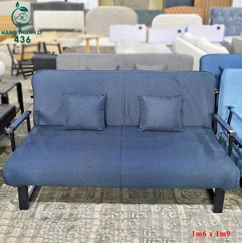 thanh-ly-ghe-sofa-3 Sofa Bed Kéo Thành Giường Hiện Đại Mới 99% (Nhiều Màu)  