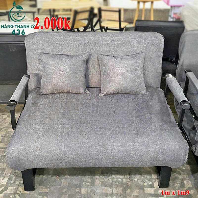 thanh-ly-ghe-sofa-7 Sofa Bed Kéo Thành Giường Hiện Đại Mới 99% (Nhiều Màu)  