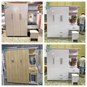 Tủ Quần Áo Kèm Bàn Trang Điểm Mới 99% (Nhiều Màu)