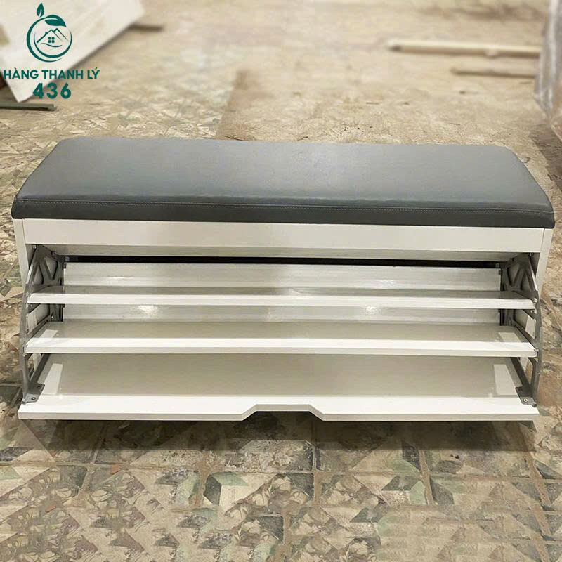 Tủ Giày Đa Năng Có Đệm Ngồi Hiện Đại Mới 99% (Nhiều Màu) ke-giay-trang Tủ Giày Đa Năng Có Đệm Ngồi Hiện Đại Mới 99% (Nhiều Màu)