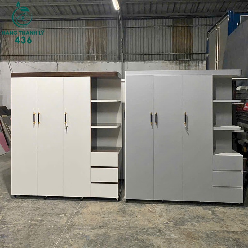 Tủ Quần Áo 3 Cánh Kèm Kệ Trưng Bày 1m65 Mới 99% (Nhiều Màu) tu-quan-ao-3-canh-kem-ke-trung-bay-moi-99-nhieu-mau-5 Tủ Quần Áo 3 Cánh Kèm Kệ Trưng Bày 1m65 Mới 99% (Nhiều Màu)