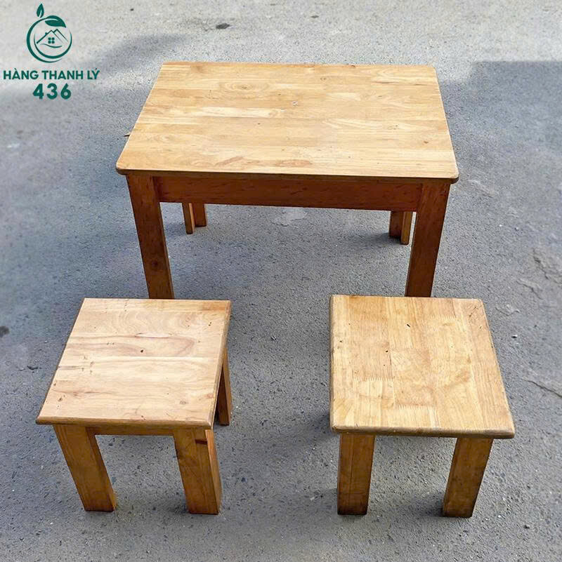 Bộ Bàn Ghế Cafe Gỗ Cũ Nhỏ Gọn Bền Đẹp bo-ban-ghe-2-1 Bộ Bàn Ghế Cafe Gỗ Cũ Nhỏ Gọn Bền Đẹp