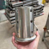 Ống Đựng Đũa Muỗng Inox Cũ Đục Lỗ Hình Táo