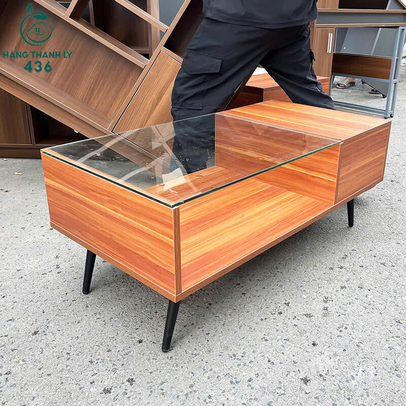 Bàn Sofa Cũ Khung Gỗ Chắc Chắn Mặt Kính Trong Suốt (Nhiều Mẫu) Ban-2-4 Bàn Sofa Cũ Khung Gỗ Chắc Chắn Mặt Kính Trong Suốt (Nhiều Mẫu)
