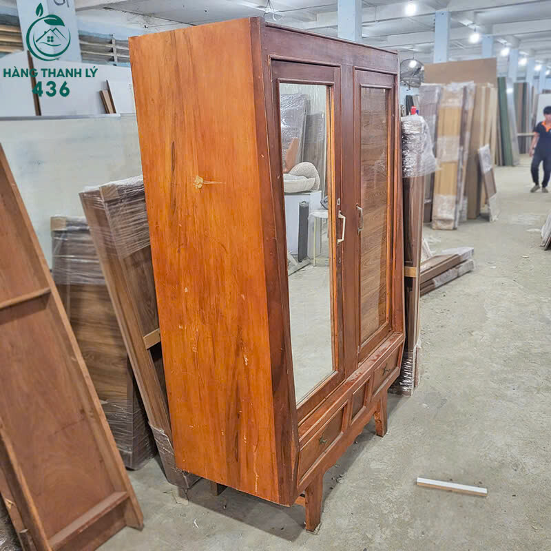 Tủ Quần Áo Gỗ Căm Xe Màu Nâu Đỏ Cũ Chắc Chắn   Tu-go-dung-4 Tủ Quần Áo Gỗ Căm Xe Màu Nâu Đỏ Cũ Chắc Chắn
