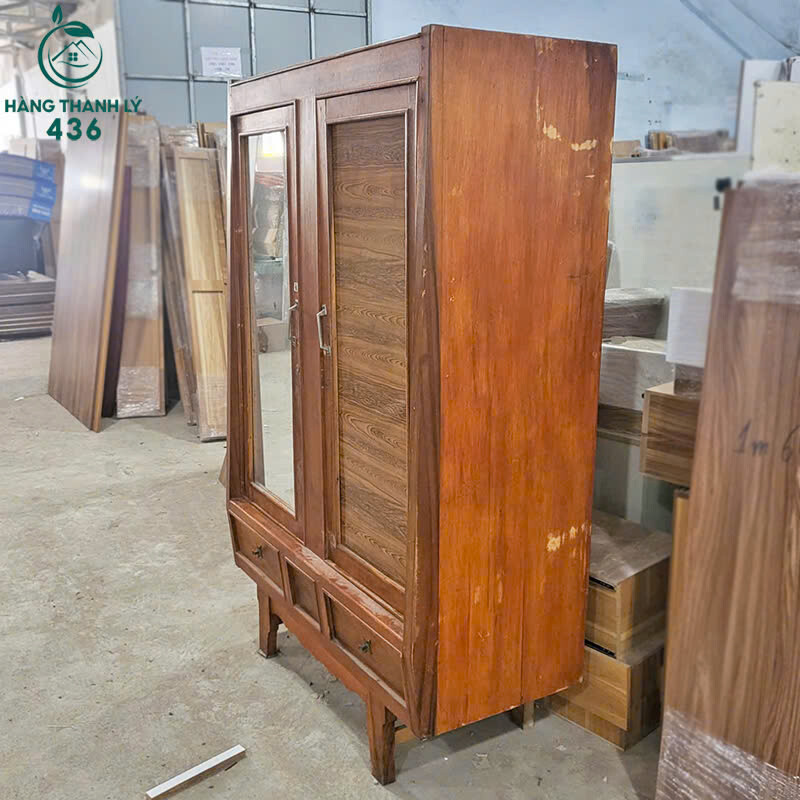 Tủ Quần Áo Gỗ Căm Xe Màu Nâu Đỏ Cũ Chắc Chắn   Tu-go-dung-5 Tủ Quần Áo Gỗ Căm Xe Màu Nâu Đỏ Cũ Chắc Chắn