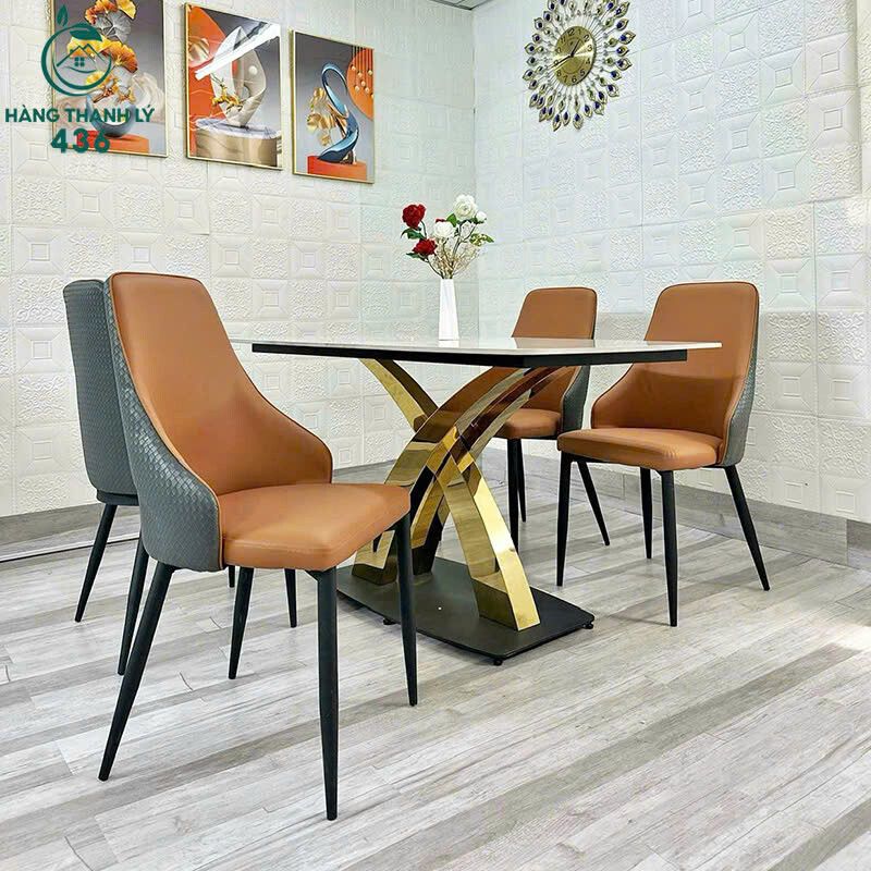 Bộ Bàn Ghế Ăn Gia Đình Ghế Đệm Lưng Cao Mới 99% (Nhiều Mẫu)   bo-ban-an-4 Bộ Bàn Ghế Ăn Gia Đình Ghế Đệm Lưng Cao Mới 99% (Nhiều Mẫu)