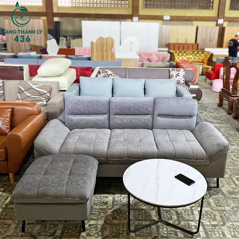 Thanh Lý Sofa Bọc Vải Khung Kim Loại Mới 99% (Nhiều Mẫu) gen-n-sofa Thanh Lý Sofa Bọc Vải Khung Kim Loại Mới 99% (Nhiều Mẫu)
