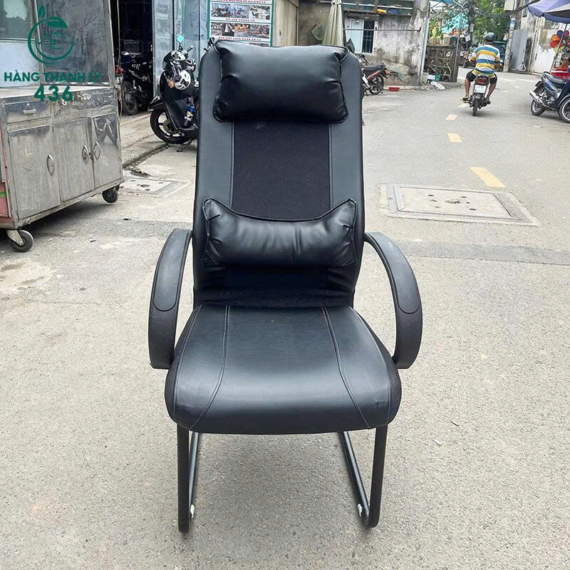 Ghế Văn Phòng Cũ Tựa Cao Đệm Bọc Da Êm Ái ghe-1-7 Ghế Văn Phòng Cũ Tựa Cao Đệm Bọc Da Êm Ái
