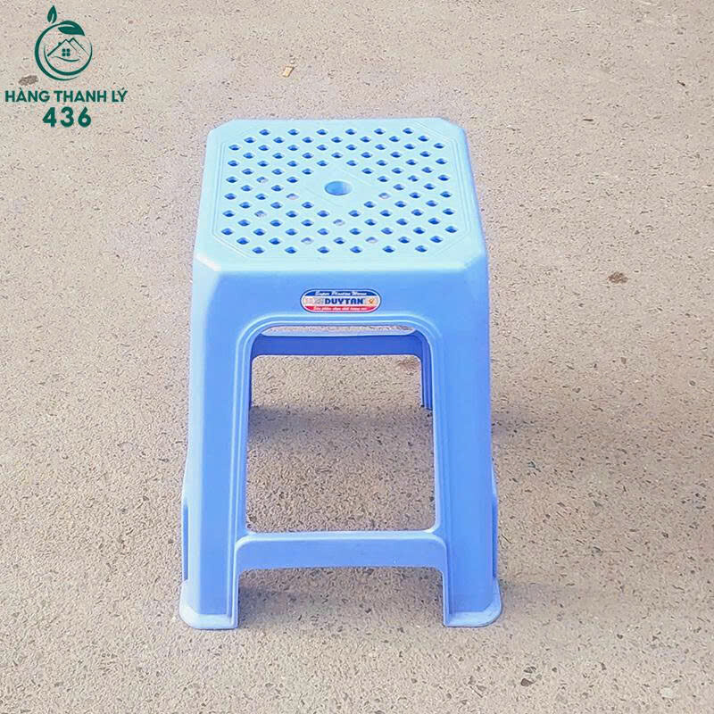 Ghế Đôn Nhựa Xanh Cũ Duy Tân Nhỏ Gọn ghe-13 Ghế Đôn Nhựa Xanh Cũ Duy Tân Nhỏ Gọn