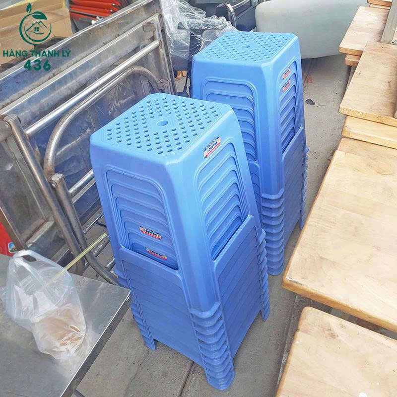 Ghế Đôn Nhựa Xanh Cũ Duy Tân Nhỏ Gọn ghe-2-7 Ghế Đôn Nhựa Xanh Cũ Duy Tân Nhỏ Gọn