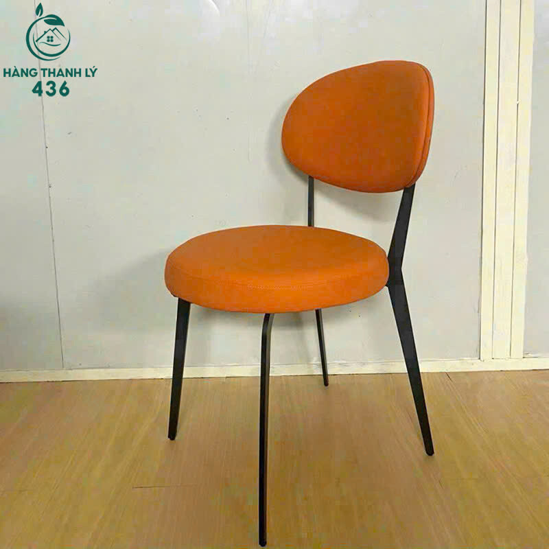 Ghế Cafe Lưng Tựa Đệm Da Khung Kim Loại Mới 99% (Nhiều Mẫu) ghe-4 Ghế Cafe Lưng Tựa Đệm Da Khung Kim Loại Mới 99% (Nhiều Mẫu)
