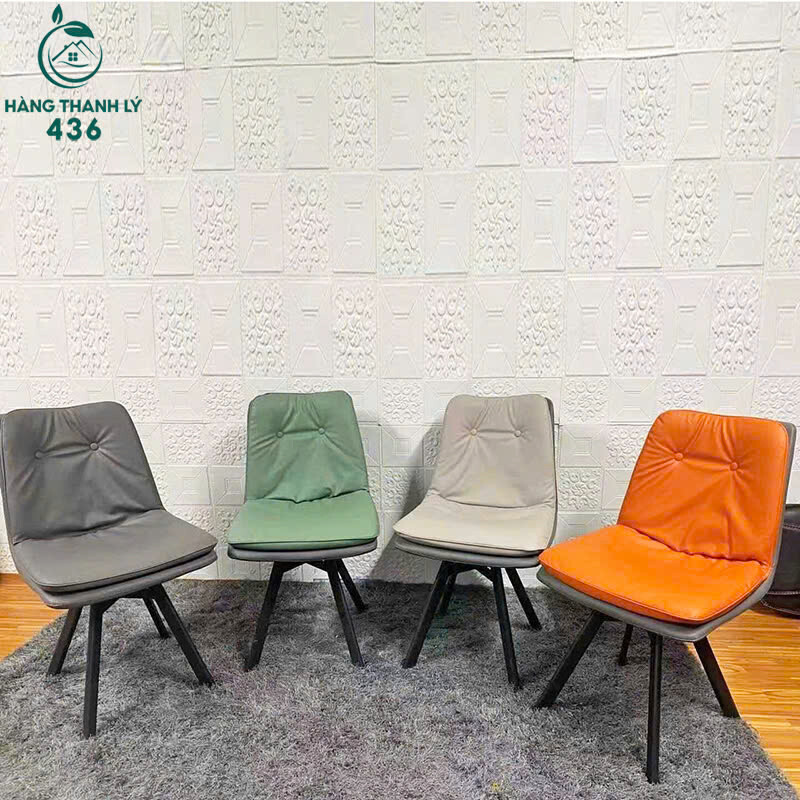 Ghế Cafe Bọc Da Mềm Nhiều Màu Sắc Trẻ Trung Mới 99% ghe-an-1 Ghế Cafe Bọc Da Mềm Nhiều Màu Sắc Trẻ Trung Mới 99%