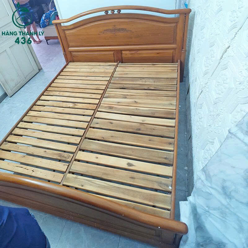 Giường Gỗ Xoan Đào Cao Cấp Hoàng Anh Gia Lai Cũ giuong-3 Giường Gỗ Xoan Đào Cao Cấp Hoàng Anh Gia Lai Cũ