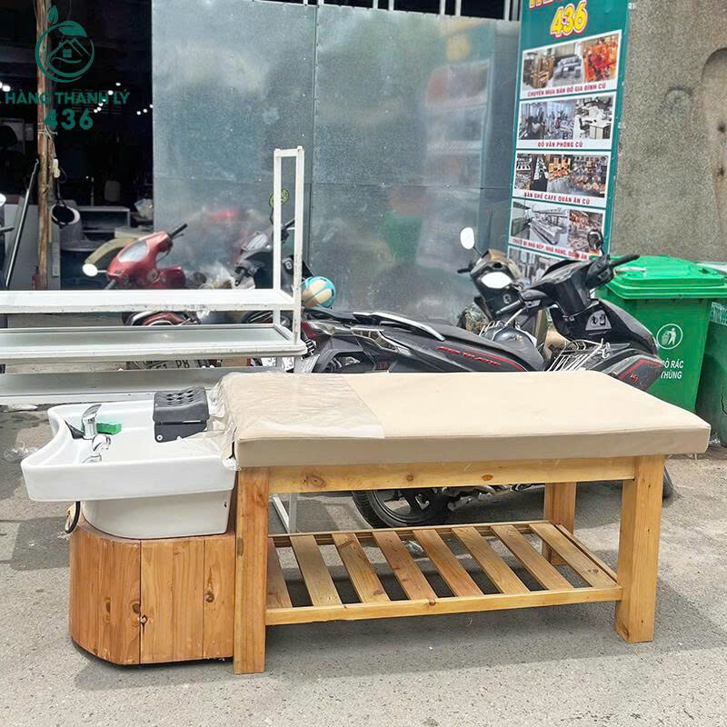 Giường Gội Đầu Massage Gỗ Cũ Kèm Chậu Sứ giuong-6 Giường Gội Đầu Massage Gỗ Cũ Kèm Chậu Sứ