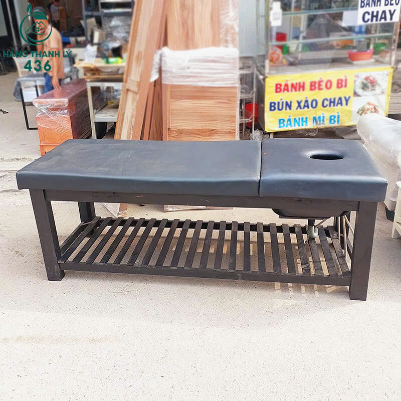 Giường Spa Gỗ Cũ Có Ngăn Kệ Dưới Đựng Đồ Tiện Lợi   giuong-massage Giường Spa Gỗ Cũ Có Ngăn Kệ Dưới Đựng Đồ Tiện Lợi