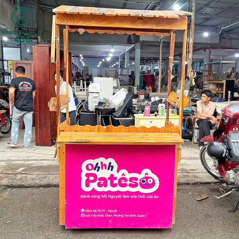 Quầy Gỗ Bán Hàng Cũ Có Mái Che Kèm Ngăn Và Hộc Tủ   quay-11 Quầy Gỗ Bán Hàng Cũ Có Mái Che Kèm Ngăn Và Hộc Tủ