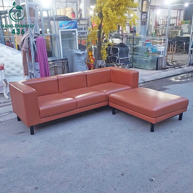 Sofa Góc L Cũ Bọc Da Màu Nâu Chân Đế Chắc Chắn sofa-da-2 Sofa Góc L Cũ Bọc Da Màu Nâu Chân Đế Chắc Chắn