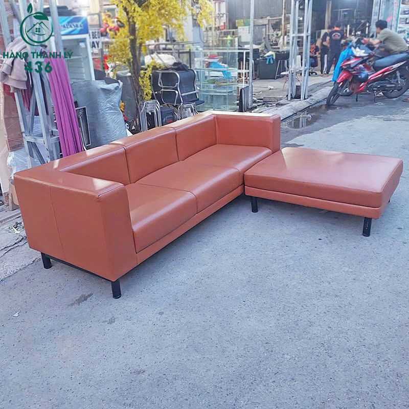 Sofa Góc L Cũ Bọc Da Màu Nâu Chân Đế Chắc Chắn sofa-da-3 Sofa Góc L Cũ Bọc Da Màu Nâu Chân Đế Chắc Chắn