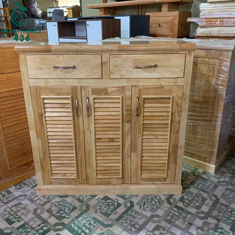 Tủ Đựng Giày Dép 1M 3 Cánh Gỗ Cao Su Ghép Mới 99% (Nhiều Mẫu) tu-dung-giay-dep-go-mau-sang-co-ngan-keo-tien-loi-moi-99-1 Tủ Đựng Giày Dép 1M 3 Cánh Gỗ Cao Su Ghép Mới 99% (Nhiều Mẫu)