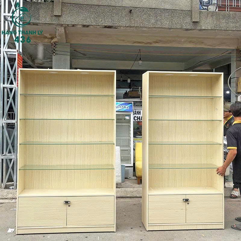 Tủ Trưng Bày Cũ Gỗ Công Nghiệp 5 Tầng Giá Rẻ tu-trung-bay-cu-1 Tủ Trưng Bày Cũ Gỗ Công Nghiệp 5 Tầng Giá Rẻ