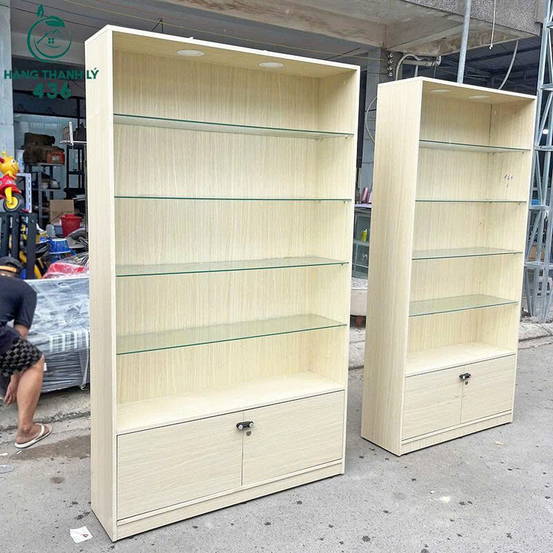 Tủ Trưng Bày Cũ Gỗ Công Nghiệp 5 Tầng Giá Rẻ tu-trung-bay-cu-2 Tủ Trưng Bày Cũ Gỗ Công Nghiệp 5 Tầng Giá Rẻ