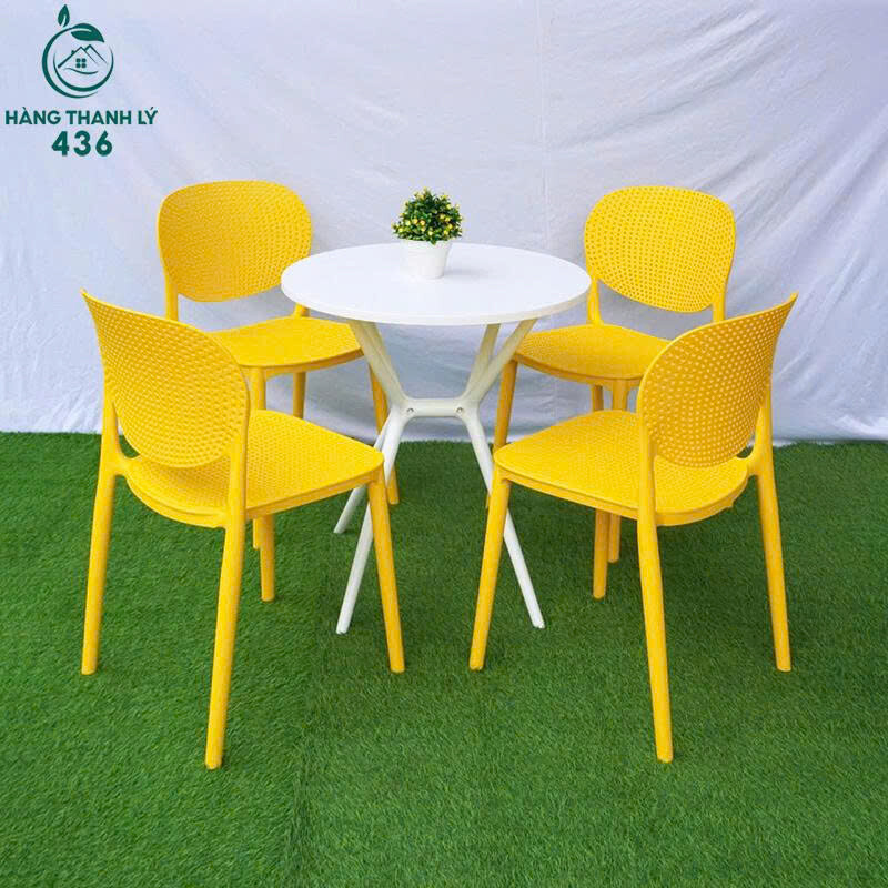 Bộ Bàn Tròn Ghế Nhựa Cho Quán Cafe Ngoài Trời Mới 99% (Nhiều Màu) z7076933638188_3d9a6450332d740feb5d735f766b148e Bộ Bàn Tròn Ghế Nhựa Cho Quán Cafe Ngoài Trời Mới 99% (Nhiều Màu)