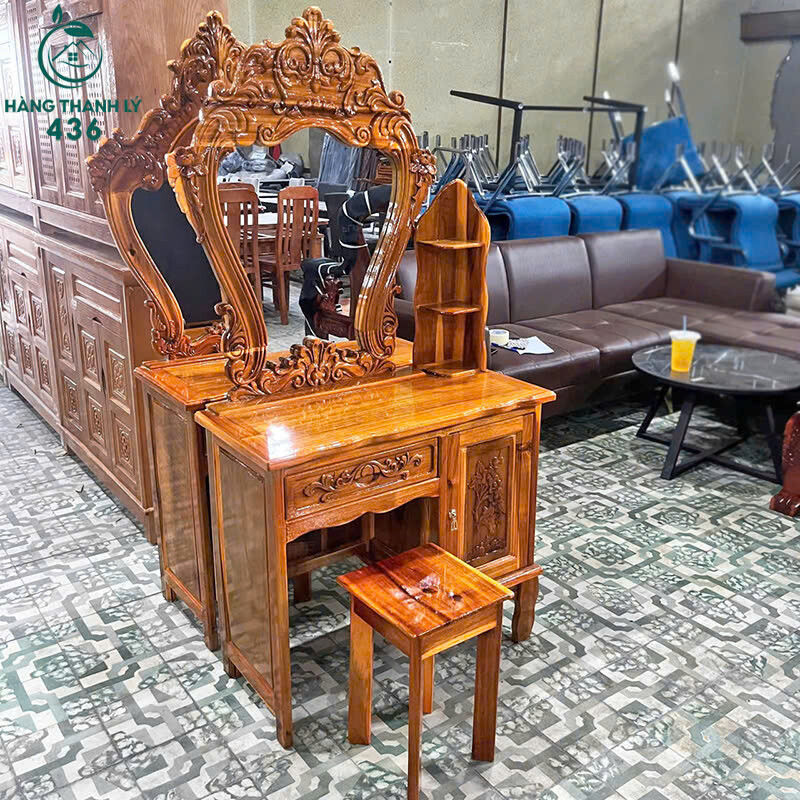 Bàn Trang Điểm Gỗ Tự Nhiên Chạm Hoa Văn Sang Trọng Mới 99% (Nhiều Mẫu)   z6971946492955_d9e30257973ecb86f3e0e55e515376bf Bàn Trang Điểm Gỗ Tự Nhiên Chạm Hoa Văn Sang Trọng Mới 99% (Nhiều Mẫu)