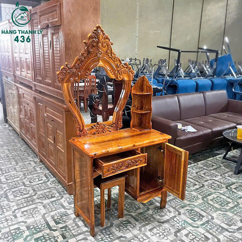 Bàn Trang Điểm Gỗ Tự Nhiên Chạm Hoa Văn Sang Trọng Mới 99% (Nhiều Mẫu)   z6971947090205_aa70d42a329eab3f3010486ce46c43c8 Bàn Trang Điểm Gỗ Tự Nhiên Chạm Hoa Văn Sang Trọng Mới 99% (Nhiều Mẫu)
