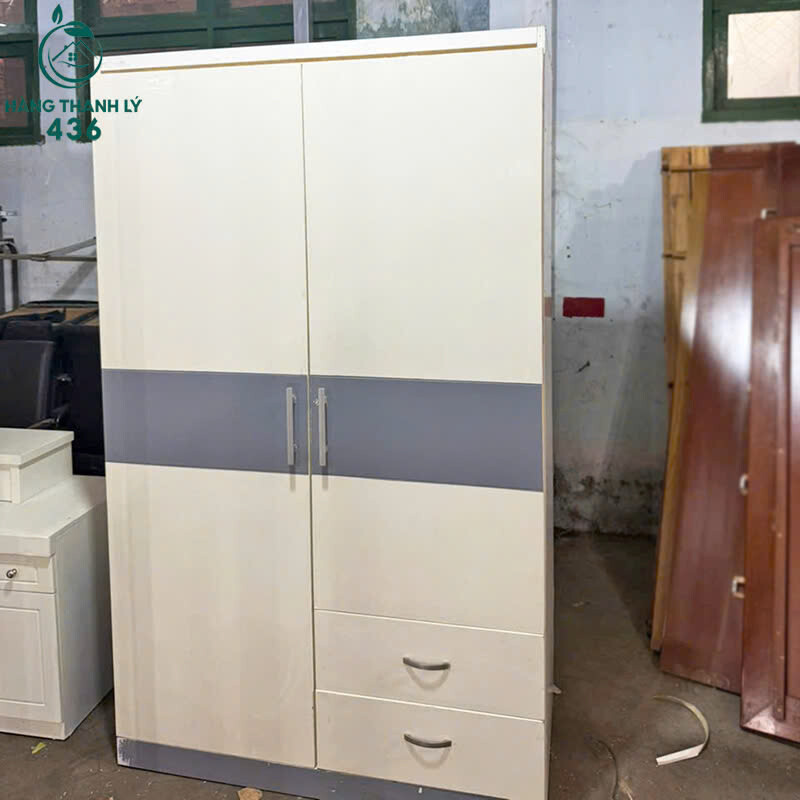 Tủ Quần Áo 2 Cánh Kèm 2 Ngăn Kéo Phối Màu Trắng Hiện Đại Mới 99%   z6989437520092_fcd0b21a774c7937f7c322f3b7330e70 Tủ Quần Áo 2 Cánh Kèm 2 Ngăn Kéo Phối Màu Trắng Hiện Đại Mới 99%