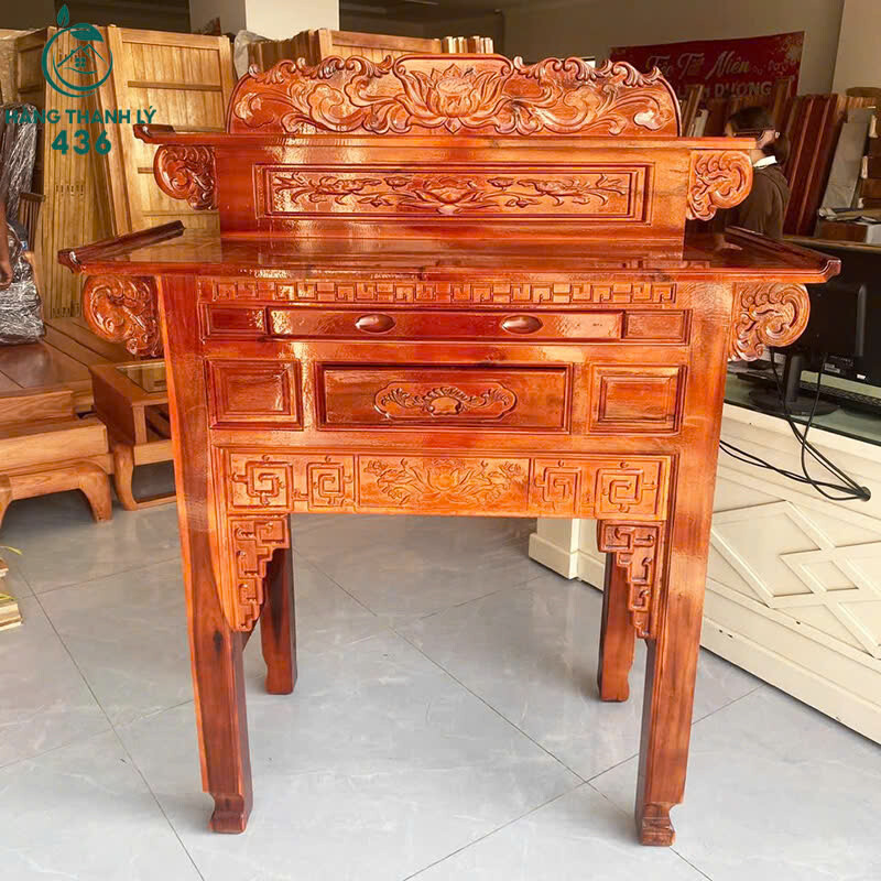 Bàn Thờ Gỗ Tràm Đứng 2 Tầng Chạm Khắc Tinh Tế Mới 99% (2 Màu) z7028719847626_6bcd3ae496ea80c2707c681144bc1a19 Bàn Thờ Gỗ Tràm Đứng 2 Tầng Chạm Khắc Tinh Tế Mới 99% (2 Màu)