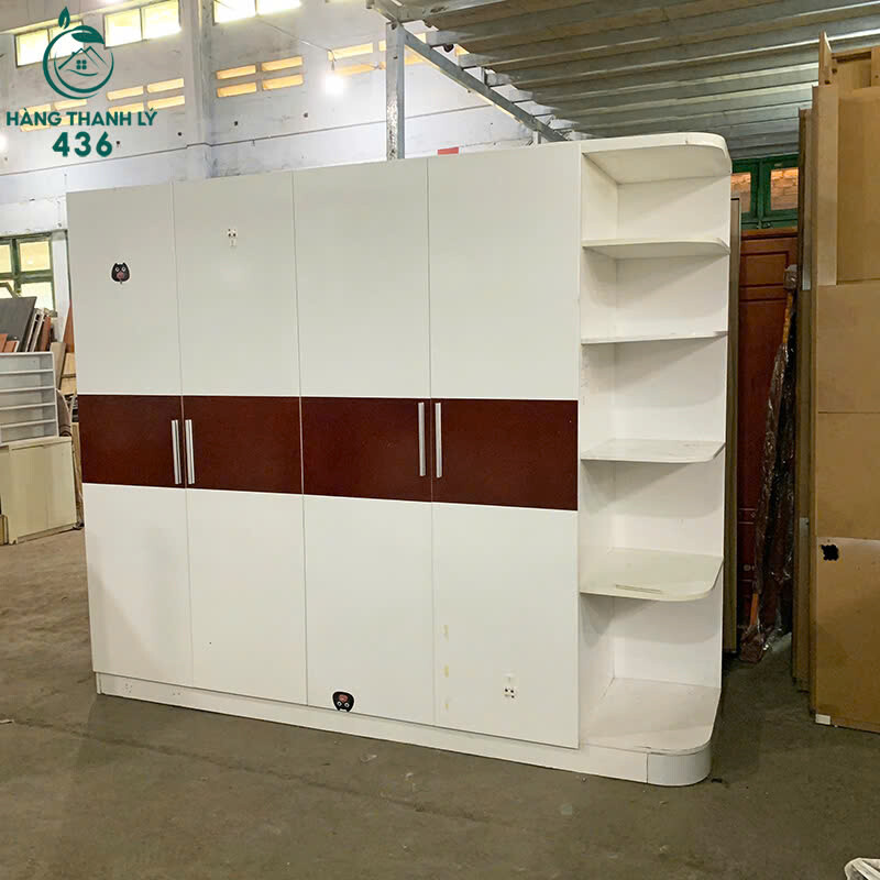 Tủ Quần Áo Gỗ 2M4x2M 4 Cánh Màu Trắng Sọc Đỏ Đẹp Mắt Cũ z7037087498135_b3f2a6be1c09b710d518d6cb8d44c400 Tủ Quần Áo Gỗ 2M4x2M 4 Cánh Màu Trắng Sọc Đỏ Đẹp Mắt Cũ
