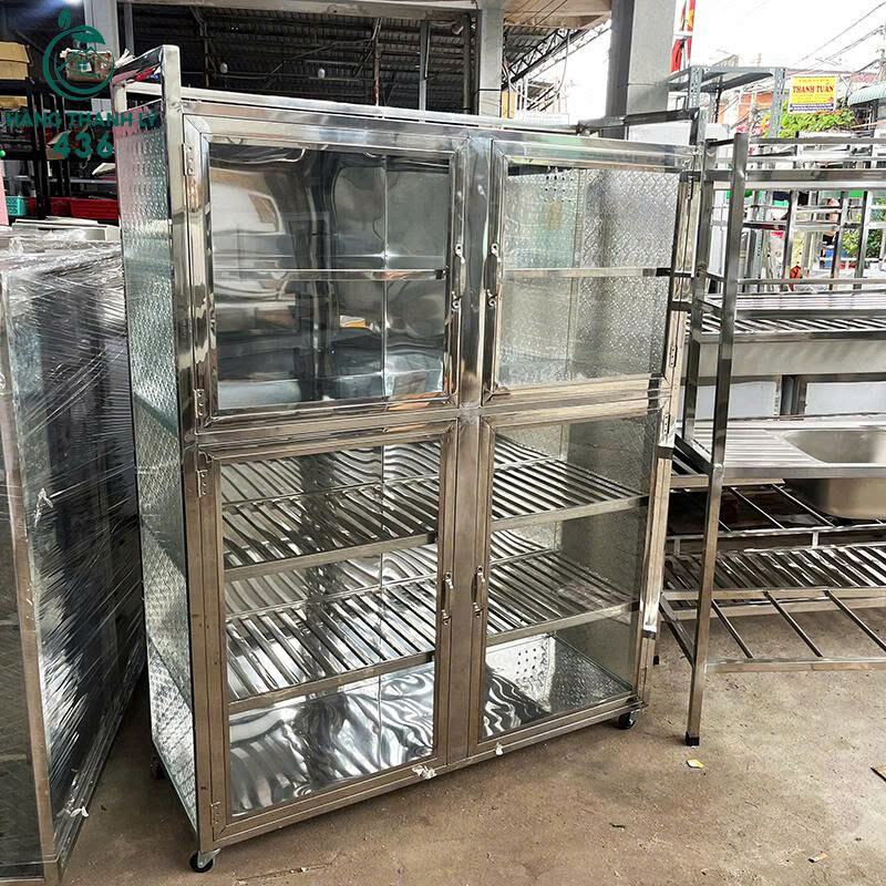 Tủ Chén Inox Sáng Bóng 5 Tầng Kính Trong Suốt Mới 99% (Nhiều Mẫu)   z7097977514803_eb5314ccdbb130a57fa85b50fcc9905a Tủ Chén Inox Sáng Bóng 5 Tầng Kính Trong Suốt Mới 99% (Nhiều Mẫu)