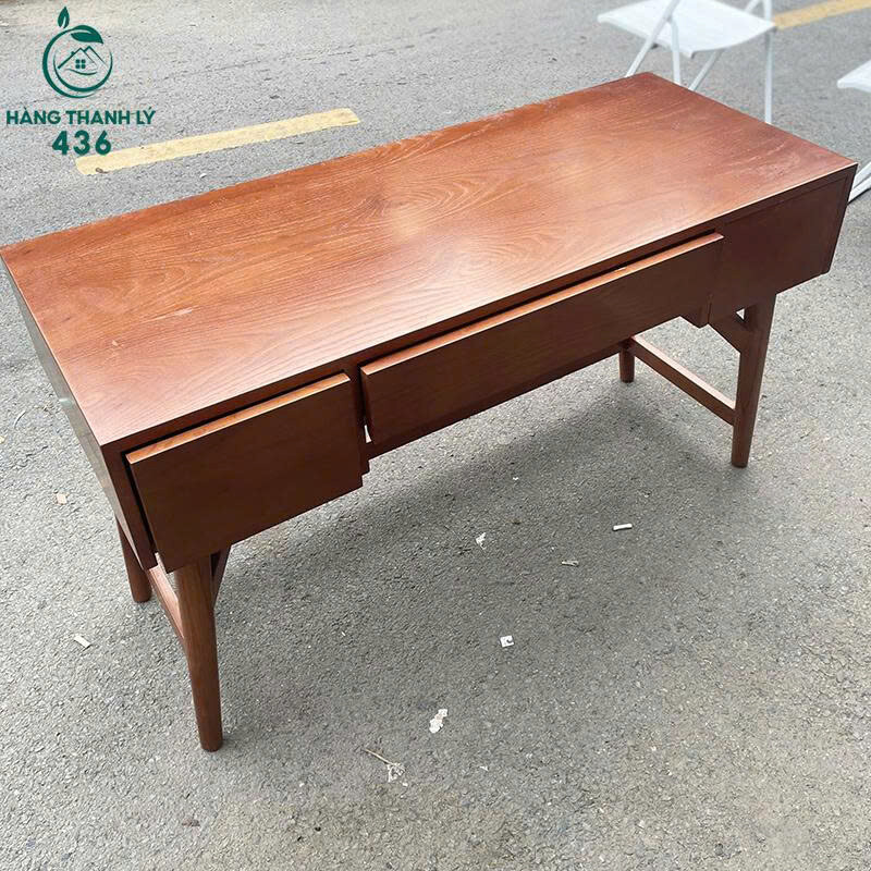 Bàn Làm Việc Gỗ Cũ Màu Nâu Có 3 Hộc Kéo Tối Giản   z7147408590811_9433e853deb65c9ddf3548c9dc7c5f96 Bàn Làm Việc Gỗ Cũ Màu Nâu Có 3 Hộc Kéo Tối Giản